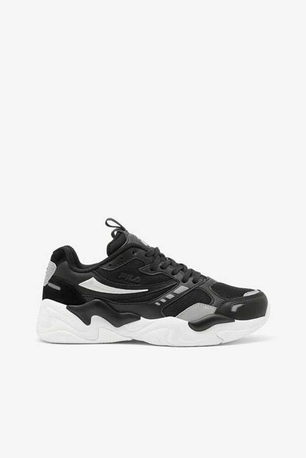 Fila Sonicburst Women's Sneakers - Black/White/Metal,NZ 694-78925